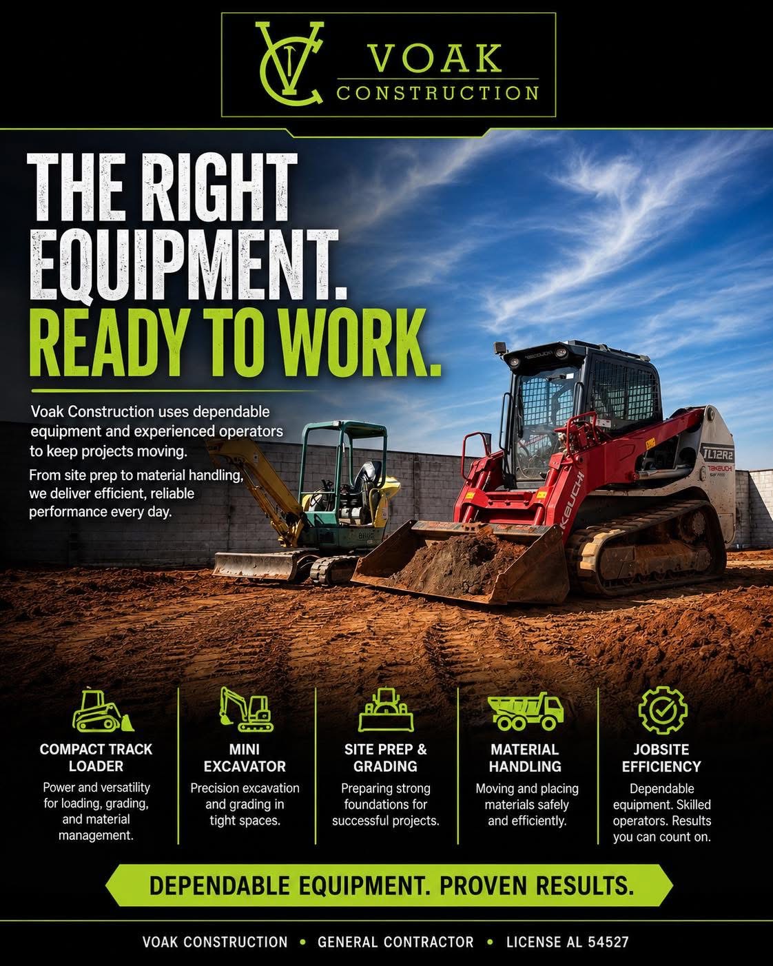 The Right Equipment flyer