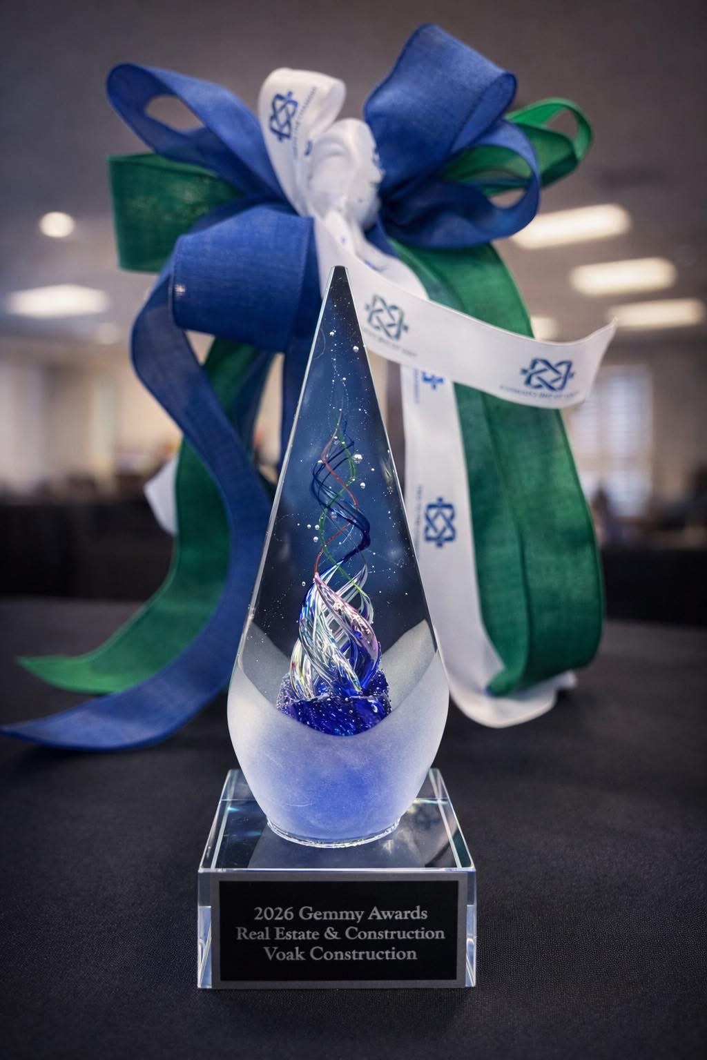 2026 Gemmy Award for Real Estate & Construction presented to Voak Construction