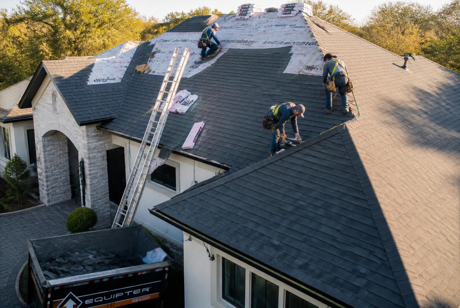 Architectural shingle replacement — full residential tear-off & install