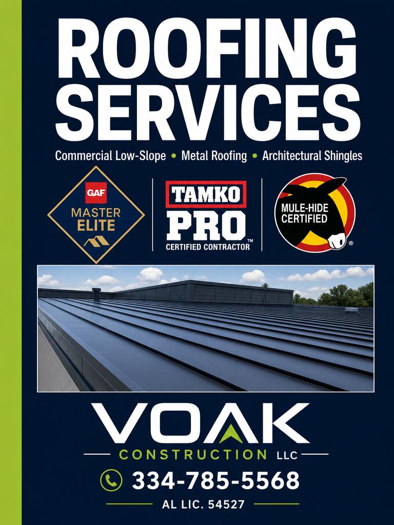 Roofing Services Overview flyer